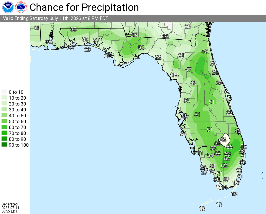 Heat Advisory, Thunderstorms, Heavy Downpours For Central Florida