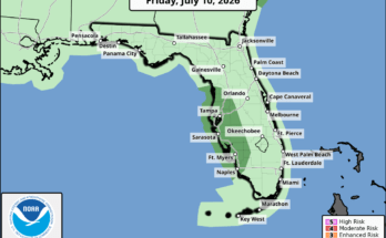 Strong Thunderstorms, Heat Advisory For South Florida